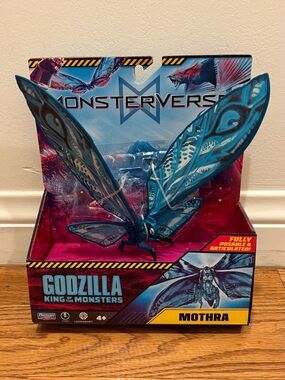 2025 Monsterverse MOTHRA (Blue) King Of Monsters Godzilla Playmates Brand New